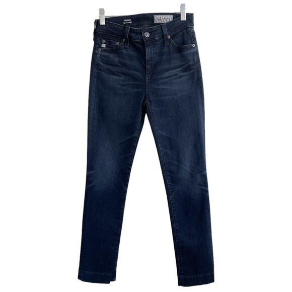 AG Wms Sz 25 The Mari Jeans High Rise Empire Wash Straight Premium Designer NWT - Picture 2 of 16